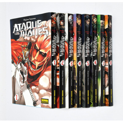 MANGA ATAQUE A LOS TITANES (8 TOMOS)