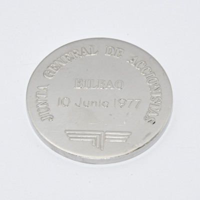 MEDALLA SA ECHEVARRIA BILBAO 1977