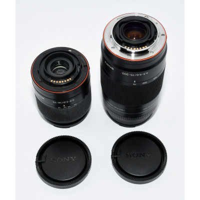 CAMARA REFLEX SONY ALPHA 100 CON 2 OBJETIVOS