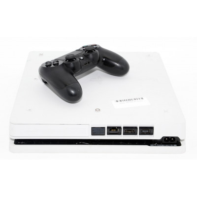 CONSOLA PS4 SLIM 1TB BLANCA + DUALSHOCK 4 NEGRO