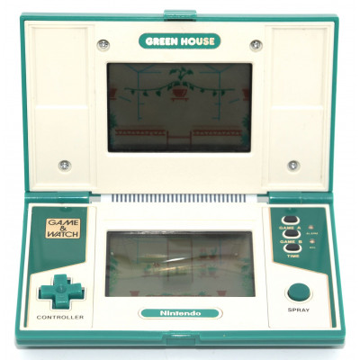 CONSOLA GAME AND WATCH GREEN HOUSE