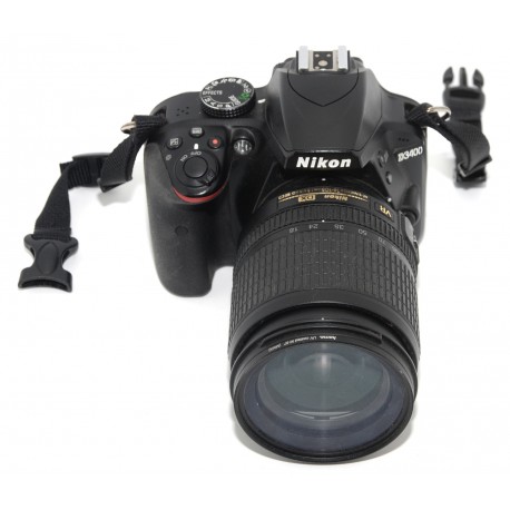 Cámara digital réflex Nikon D3400 24.2mpx + objetivo 18-55mm DX VR de  segunda mano