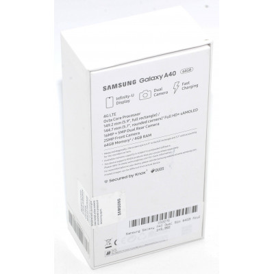 SAMSUNG GALAXY A40 BLACK PRECINTADO