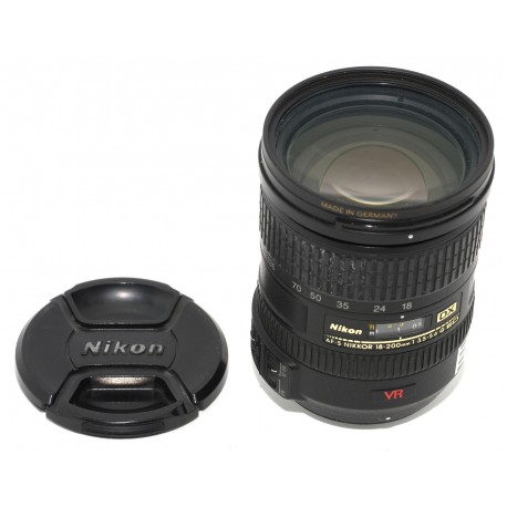 OBJETIVO NIKKOR AFS 18-200MM F3.5-5.6 G ED DX NIKON