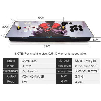 CONSOLA PANDORA BOX 6S 1388