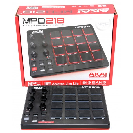 CONTROLADOR MIDI-PAD AKAI MPD218