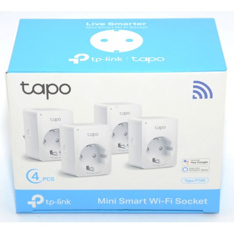 ENCHUFES INTELIGENTES TP-LINK TAPO 100 x4pcs