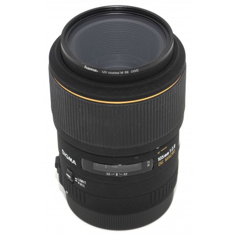 OBJETIVO SIGMA 105MM 2.8 MACRO PARA CANON