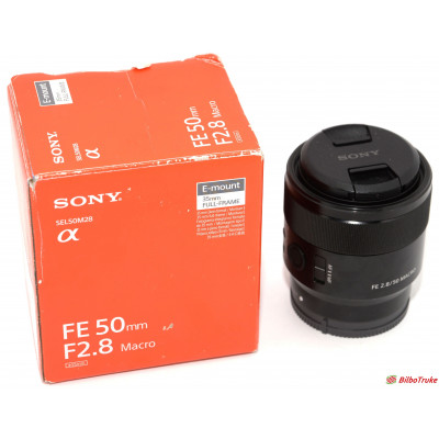 OBJETIVO SONY 50MM 2.8 MACRO FE