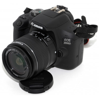 CÁMARA REFLEX DIGITAL CANON 2000D + 18-55 + BOLSA