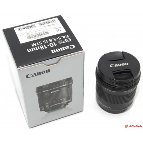 OBJETIVO Canon EF-S 10-18mm f/4.5-5.6 IS STM