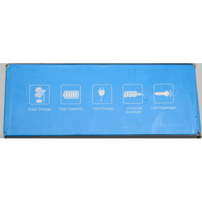 BATERIA EXTERNA DE CARGA SOLAR 25000mAh