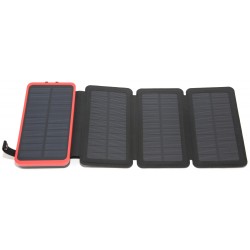 BATERIA EXTERNA DE CARGA SOLAR 25000mAh