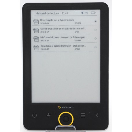LIBRO ELECTRONICO SUNSTECH EB18