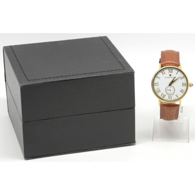 RELOJ LANSCOTTE KARAT GOLD CASE