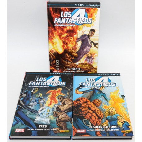 COLECCION COMPLETA LOS 4 FANTÁSTICOS (3 TOMOS)