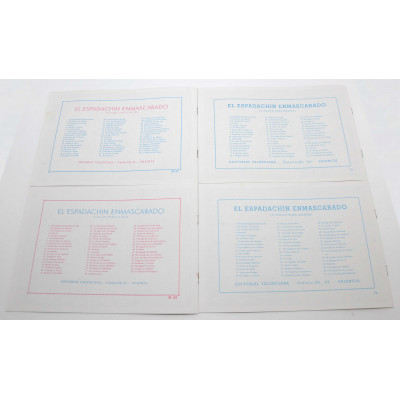 COLECCION EL ESPADACHIN ENMASCARADO