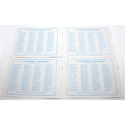 COLECCION EL ESPADACHIN ENMASCARADO