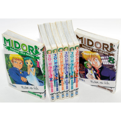 MANGA MIDORI: ÉCHAME UNA MANO COMPLETO (8 TOMOS)