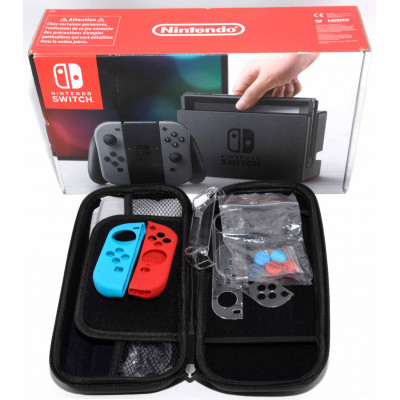 CONSOLA NINTENDO SWITCH NEGRA CON ACCESORIOS