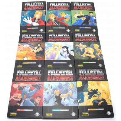 COLECCION FULLMETAL ALCHEMIST (9 TOMOS)