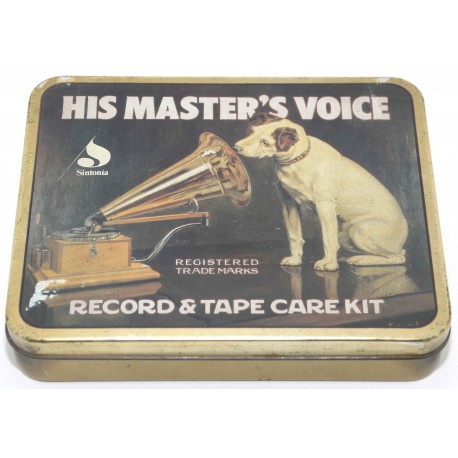 CAJITA LIMPIADOR DE CASSETE "HIS MASTERS VOICE"