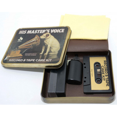 CAJITA LIMPIADOR DE CASSETE "HIS MASTERS VOICE"