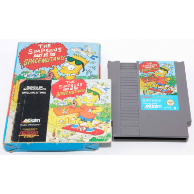 VIDEOJUEGO NES THE SIMPSONS BART VS THE SPACE MUTANTS