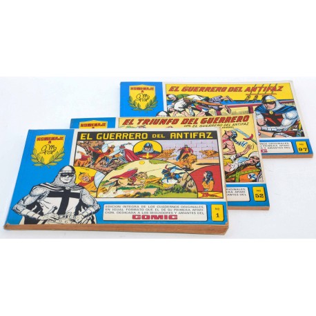 COLECCION COMPLETA EL GUERRERO DEL ANTIFAZ VALENCIANA 98TOMOS