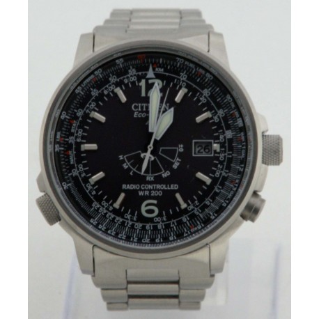 CITIZEN PROMASTER AS2020-53E ECO-DRIVE RADIO CONTROLADO PILOT H46