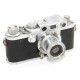 CAMARA LEICA IIIC CON OBJETIVO ELMAR 50MM F3.5 FABRICADA EN 1946