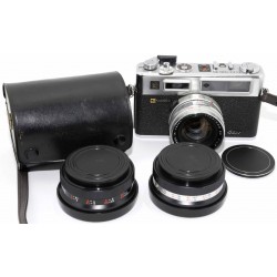 CAMARA TELEMÉTRICA ANALÓGICA YASHICA ELECTRO 35 GSN 45MM 1.7 + ADAPTADOR GRAN ANGULAR