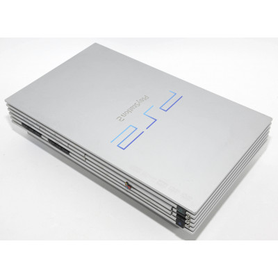 CONSOLA PS2 FAT SILVER CON 2 MANDOS