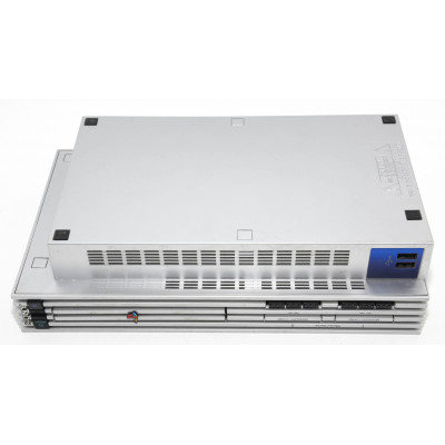 CONSOLA PS2 FAT SILVER CON 2 MANDOS