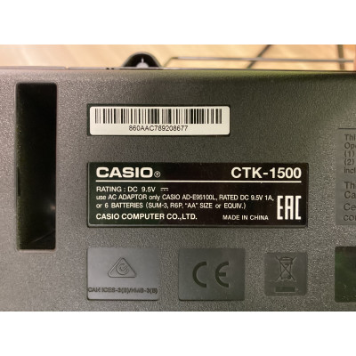 TECLADO CASIO CTK-1500