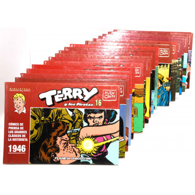 TERRY Y LOS PIRATAS COLECCIÓN COMPLETA 16 TOMOS +  ESPECIAL
