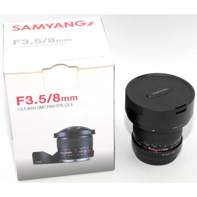 OBJETIVO SAMYANG F3.5 8MM UMC FISHEYE CS II (SONY)