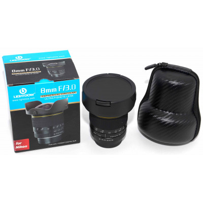 OBJETIVO LIGHTDOW 8MM F/3.0 ULTRA FISHEYE (NIKON)
