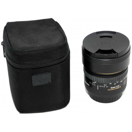 OBJETIVO SIGMA 15MM 2.8 EX DG FISHEYE (CANON)