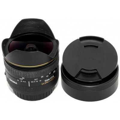 OBJETIVO SIGMA 15MM 2.8 EX DG FISHEYE (CANON)