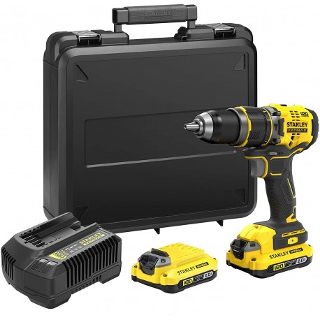 TALADRO PERCUTOR STANLEY FATMAX SFMCD721D2K-QW 18V