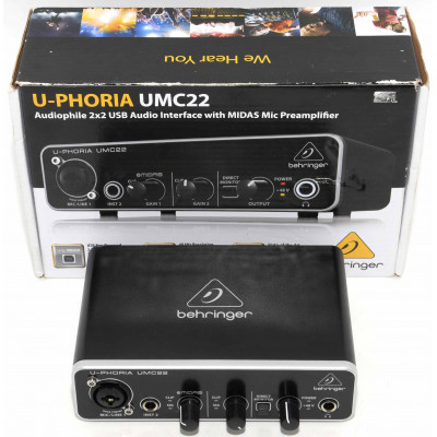 INTERFAZ AUDIO BEHRINGER U-PHORIA UMC22