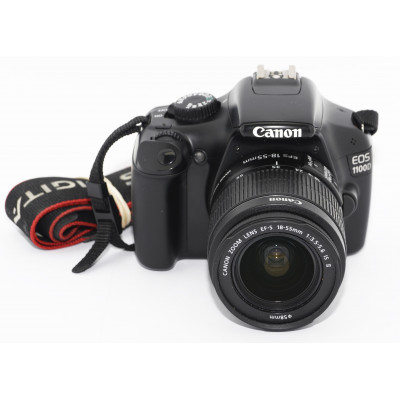 CÁMARA RÉFLEX DIGITAL CANON EOS 1100D + 18-55