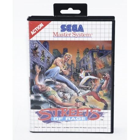 STREETS OF RAGE SEGA MASTER SYSTEM COMPLETO