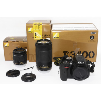 NIKON D3400 + 18-55 + 70-300