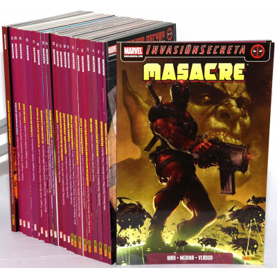 CÓMICS MARVEL MASACRE INVASION SECRETA 21TOMOS + 1 ESPECIAL