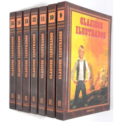 COLECCIÓN TOMOS COMIC CLASICOS ILUSTRADOS 15 TOMOS