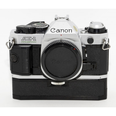CÁMARA CANON AE1 PROGRAM + CANON POWER WINDER A
