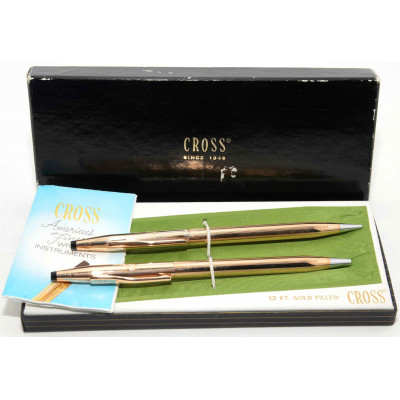 BOLÍGRAFO Y PORTAMINAS CROSS 12KT