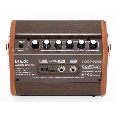 AMPLIFICADOR ACÚSTICA EK AUDIO AG15A 15W